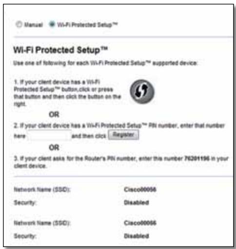 LINKSYS X2000 - (Wi-Fi Protection) Wi-Fi Protected Setup - 1