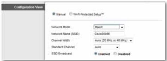LINKSYS X2000 - Configurazione wireless (manuale) - 1