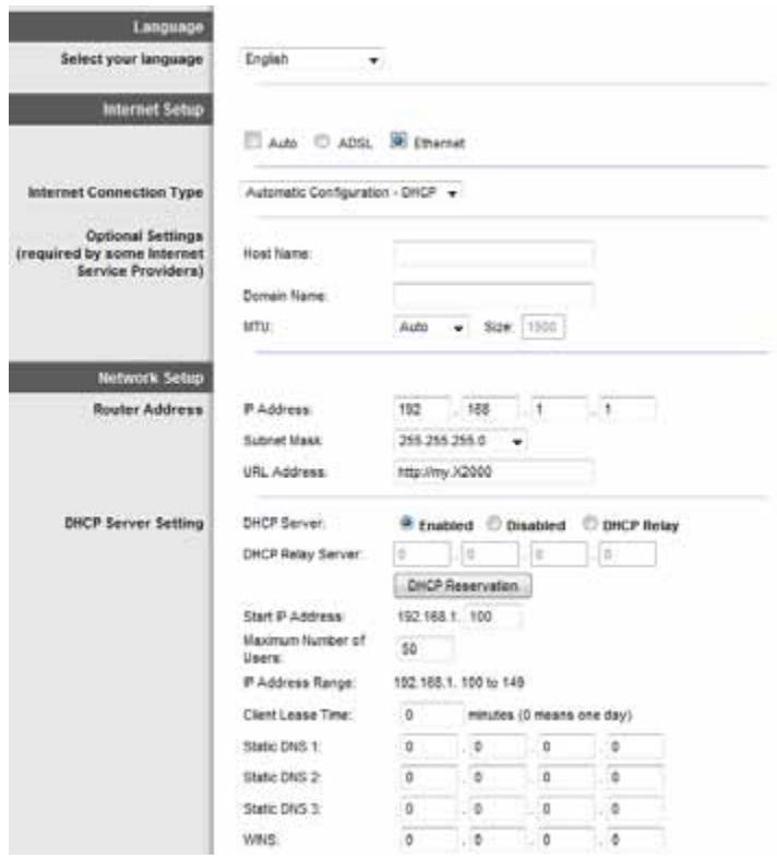 LINKSYS X3500 - Ethernet-Modus - 1