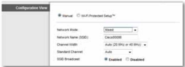 LINKSYS X3500 - Handmatig stellen - 1
