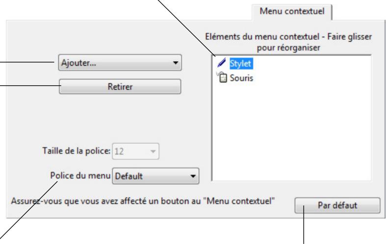 WACOM CINTIQ 13HD SMUDGEGUARD OFFERT - PERSONNALISATION DU MENU CONTEXTUEL - 1