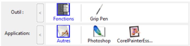 WACOM CINTIQ 13HD SMUDGEGUARD OFFERT - UTILISATION DE PARAMÉTRES SPECIFIQUES À UNE APPLICATION - 2