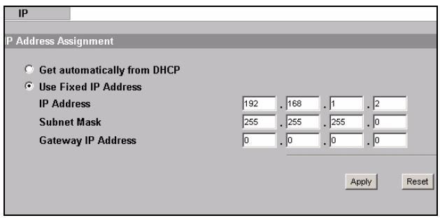 ZYXEL NWA1123-NI - Configure IP Settings - 1