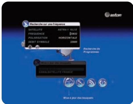 ASTON SIMBA HD PREMIUM TNTSAT - SOUS-MENU MISE À JOUR DES BOUQUETS - 2