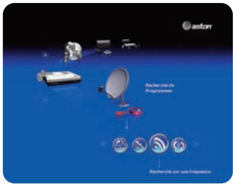 ASTON SIMBA HD PREMIUM TNTSAT - RECHERCHE SUR UNE FREQUENCY - 1