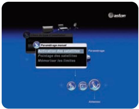 ASTON SIMBA HD PREMIUM TNTSAT - SOUS-MENU ANTENNES - 3