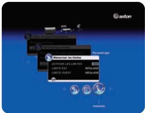 ASTON SIMBA HD PREMIUM TNTSAT - Fonction Recalculator les positions satellite : - 2