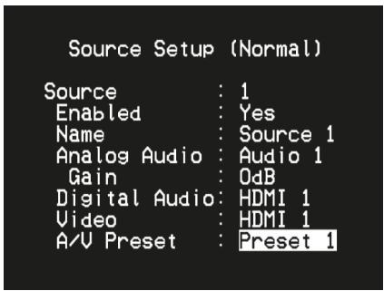 NAD T787 GRAPHITE - FONCTIONNEMENT DUT 748 - MENU DE CONFIGURATION - 1