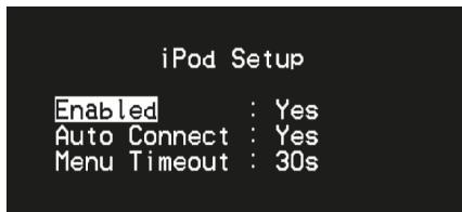 NAD T787 GRAPHITE - iPod SETUP (CONFIGURATION iPod) - 1