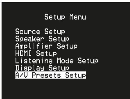 NAD T748 GRAPHITE V - FONCTIONNEMENT DUT 748 - MENU DE CONFIGURATION - 6