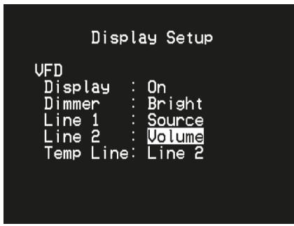NAD T748 GRAPHITE V - FONCTIONNEMENT DUT 748 - MENU DE CONFIGURATION - 5