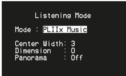 NAD T748 GRAPHITE V - PARAMÉTRAGE DES MODES D'ÉCOUTE - 1