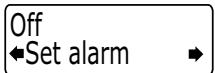 PURE S-1 FLOW - Einstellen des Weckers (Menu > Alarm settings) - 1