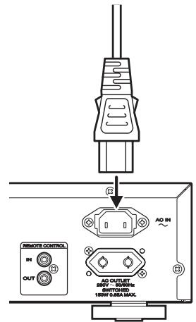 MARANTZ SR 5023 - BRANCHER LE CORDON D'ALIMENTATION - 1
