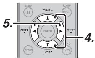 MARANTZ SR 5023 - SAISIE DU NOM DES STATIONS PRSELECTIONNÉES - 2