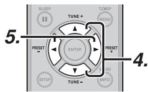 MARANTZ SR5023 - SAISIE DU NOM DES STATIONS PRSELECTIONNÉES - 2