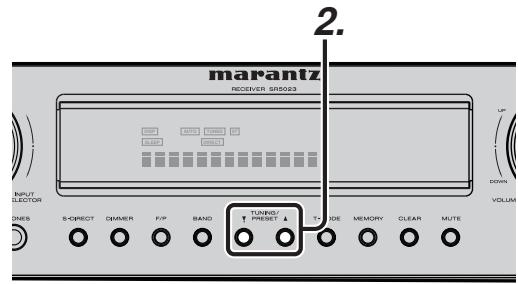 MARANTZ SR5023 - RECHERCHE AUTOMATIQUE DU TYPE DE PROGRAMME (PTY) - 2