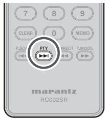 MARANTZ SR5023 - AFFICHAGE DU TYPE DE PROGRAMME (PTY) - 1