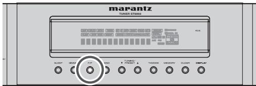 MARANTZ ST6003 - AFFICHAGE DU TYPE DE PROGRAMME (PTY) - 1