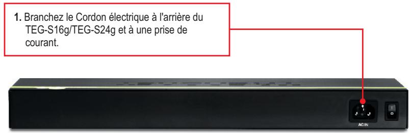 TRENDNET TEG-S16G - Installation du matériel - 1