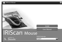 IRIS CAN MOUSE - Instalar o aplicativo do IRIScan™ Mouse - 1
