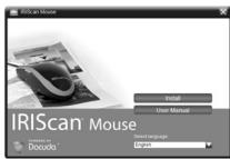 IRIS CAN MOUSE - Installeren van de IRIScan™ Mouse-toepassing - 1