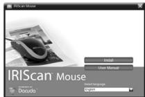 IRIS CAN MOUSE - Instalar o aplicativo do IRIScan™ Mouse - 1