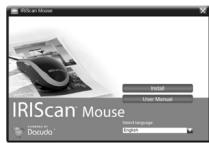 IRIS CAN MOUSE - Installing the IRIScanTM Mouse application - 1