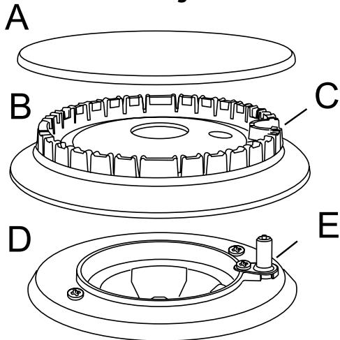 FALCON PDL110DFGB/C-EU - De branders met enkele ring - 1