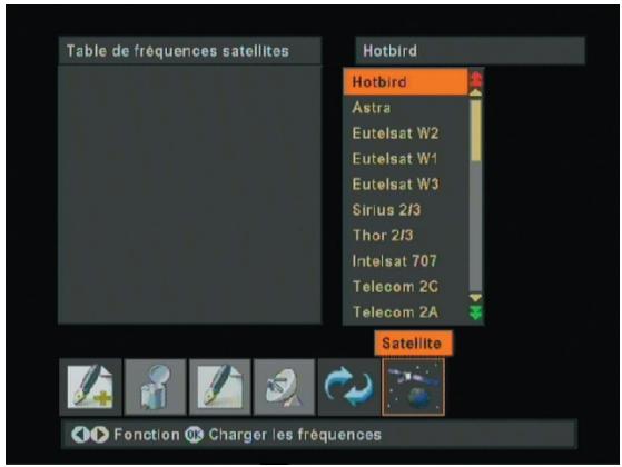 OPTEX FRANSAT ORS 9945-HD - Restaurer la liste mémorisée en Usine - 2