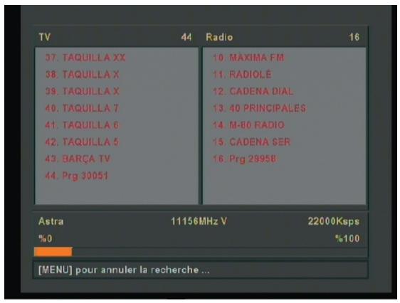 OPTEX FRANSAT ORS 9945-HD - Selectionner le satellite - 2