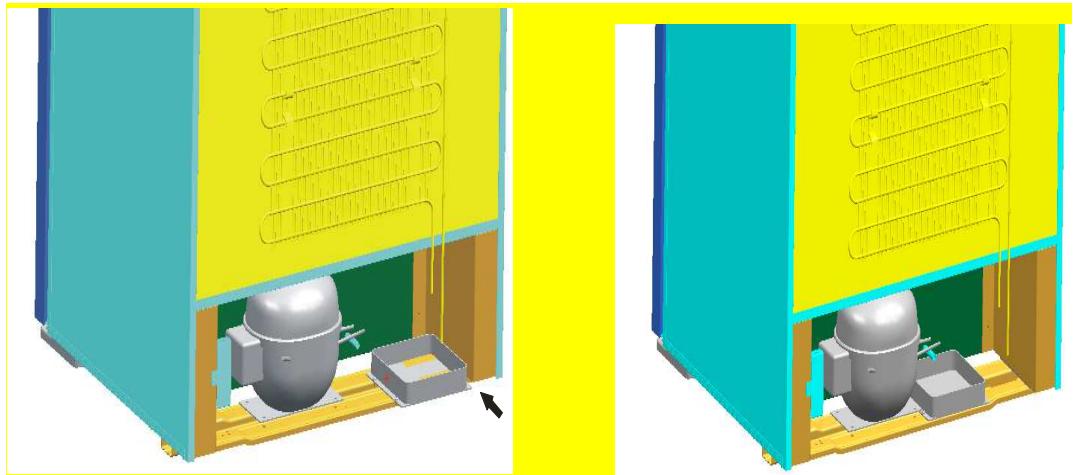 LA SOMMELIERE CTP250 - Installing the drip tray - 1