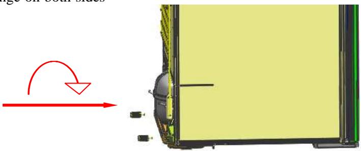 LA SOMMELIERE CTV140 - The installation of the wall separate screws - 1