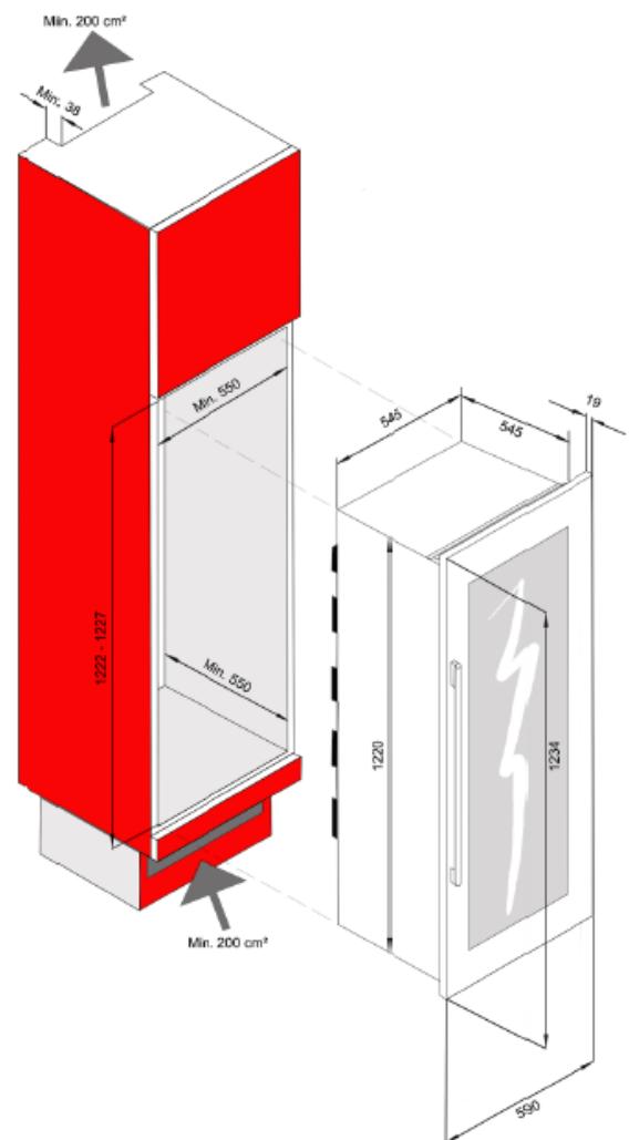 AVINTAGE AV46CDZI - BUILT-IN CABINET INSTRUCTIONS - 2