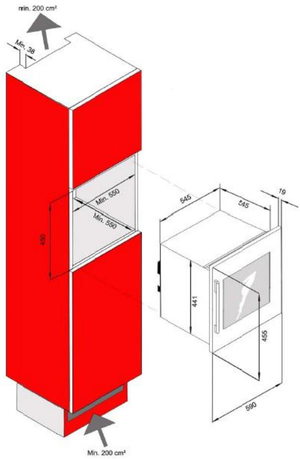 AVINTAGE AV46CDZI - GABARITS D'ENCASTREMENT - 3
