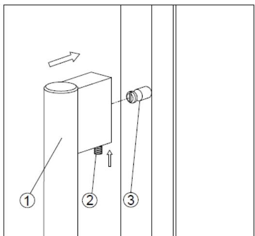 AVINTAGE AV46CDZI - INSTALLING THE HANDLE - 1
