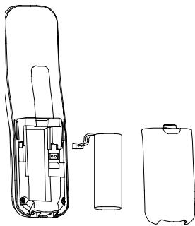 SWITEL DC 562 FLEXO - Inserting the battery pack - 1
