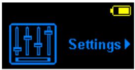 SANDISK SANSA CLIP+ - Options du menu principal - 4