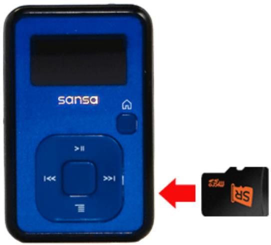 SANDISK SANSA CLIP+ - Carte slotRadio™ - 2