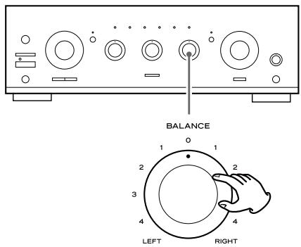 TEAC A-R630 - Cómo ajustar el balance de los altavoces frontales - 1