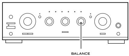 TEAC A-R630 - Comment régler la balance entre les enceintes gauche et droite - 1