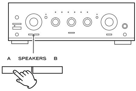TEAC AR-650 - Lautsprecherwiedergabe Ein-/Ausschalten - 1