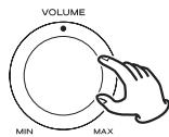 TEAC AH01 S - Adjust the volume. - 4
