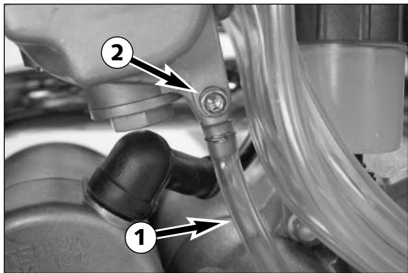 KTM 525 EXC - Contrôle de la hauteur de cuve (position du flotteur) * - 1