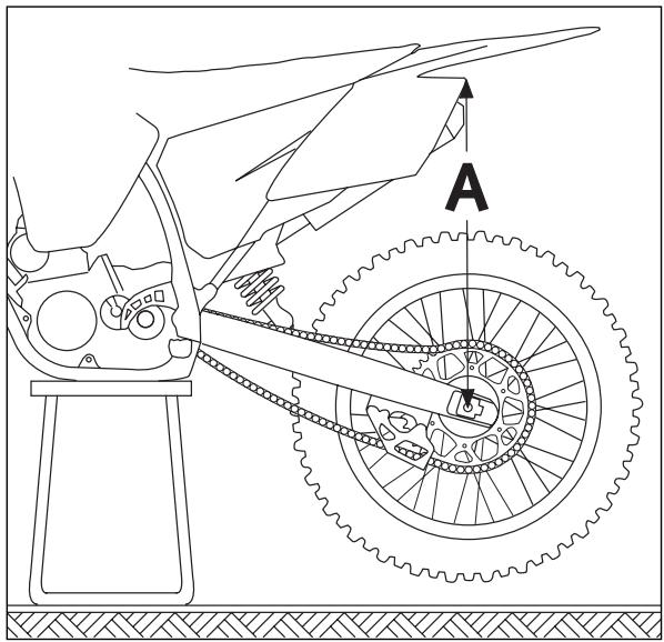KTM 525 EXC - Réglage de la précontrainte de la fourche (SX) - 1