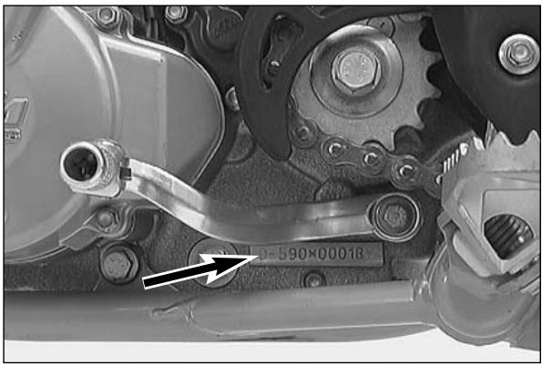 KTM 525 EXC - Numéro de cadre - 1