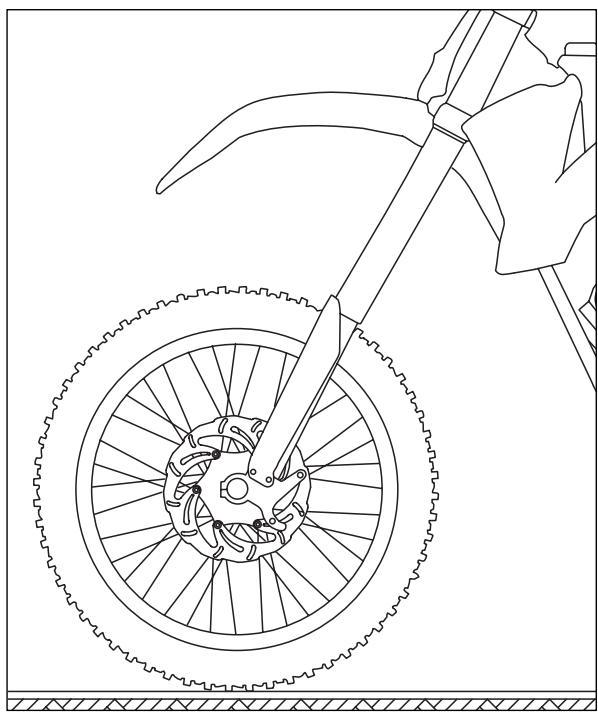 KTM 525 EXC - Détermination de l'enforcement de l'amortisseur en charge - 3