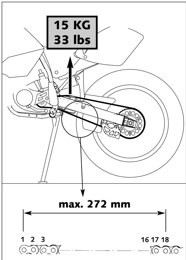 KTM 525 EXC - Entretien de la chaîne - 1