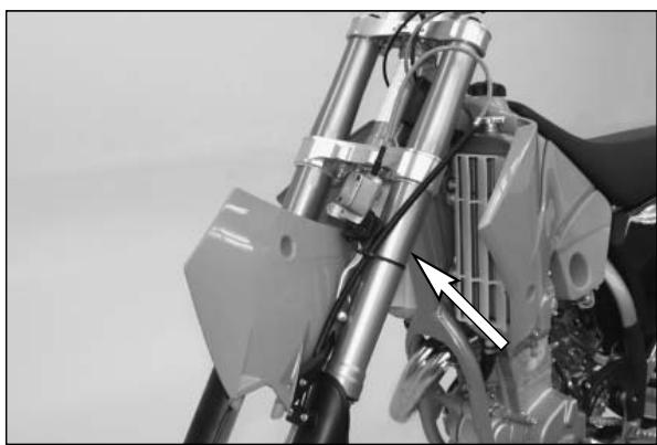 KTM 525 XC DESERT RACING - Modification du déport de fourche (de la chasse) (XC, EXC sixdays) * - 2