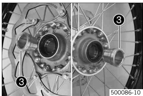KTM 530 XC-W SIX DAYS USA - Déposer la roue avant - 4